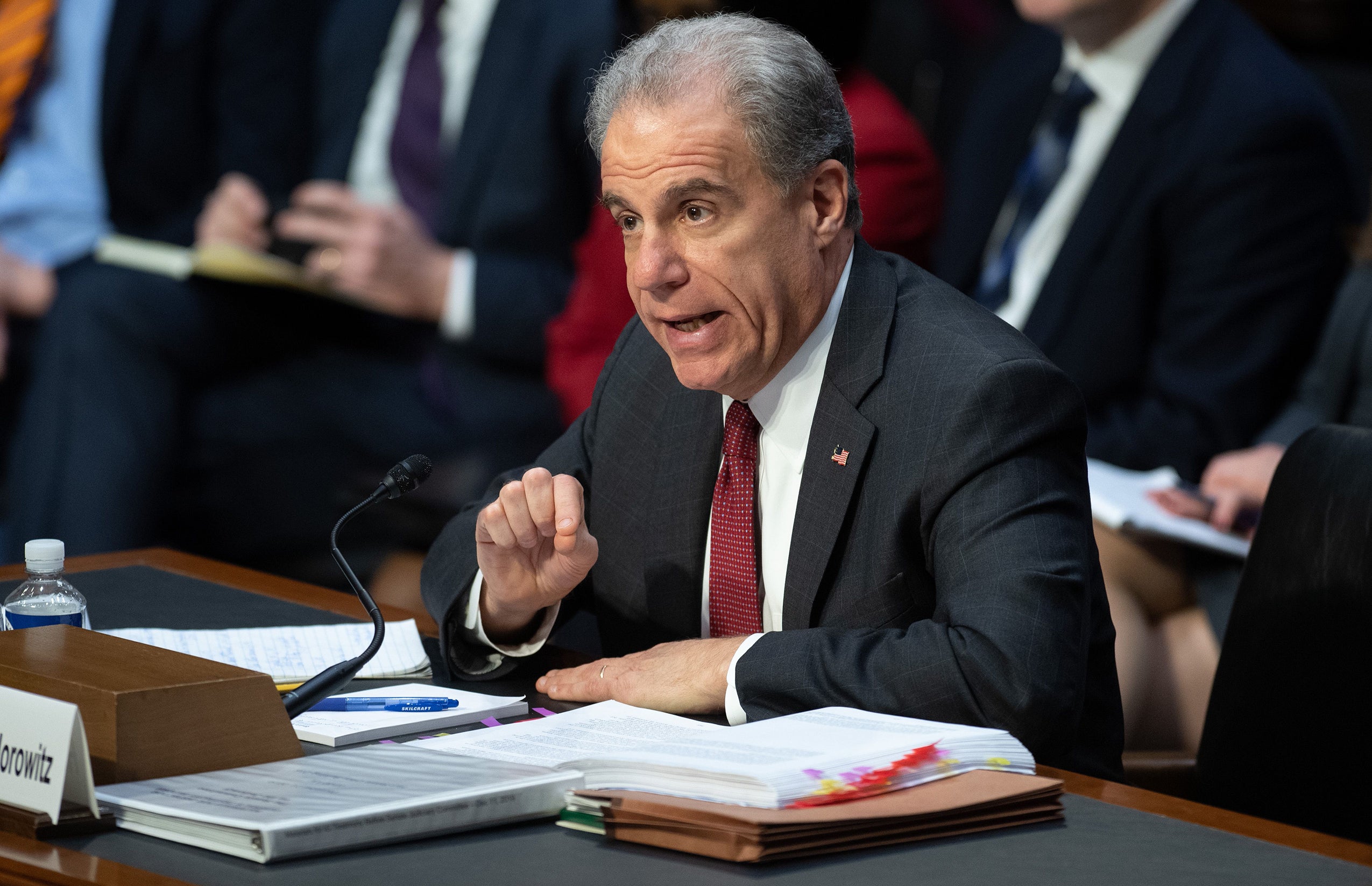 Michael Horowitz testifying on Capitol Hill