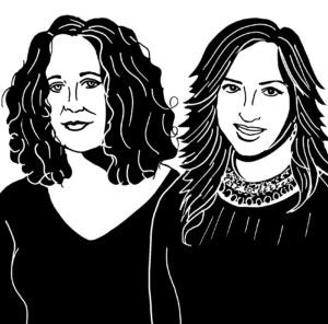 drawing of Kristin Stilt and Salma