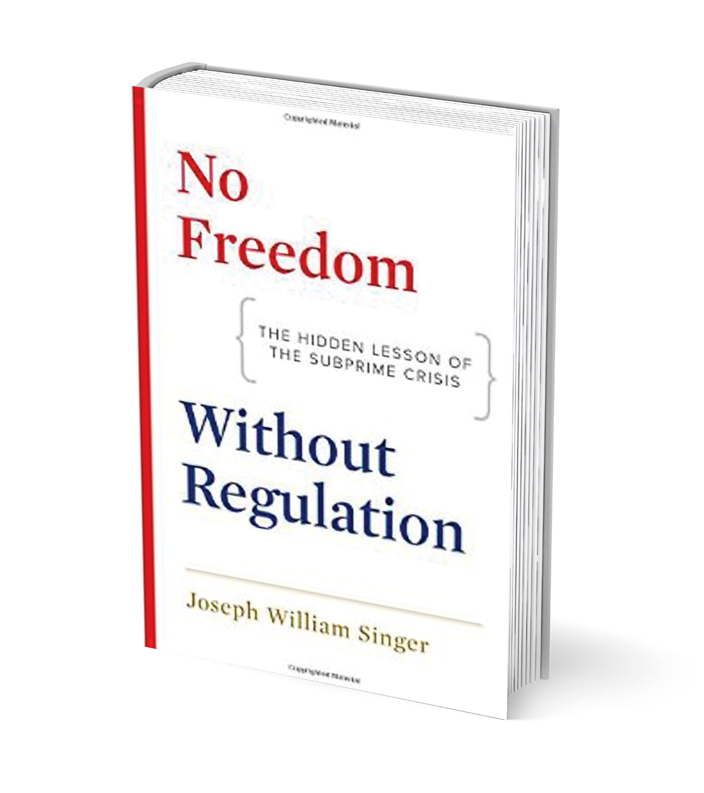 Book cover of No Freedom Without Regulation