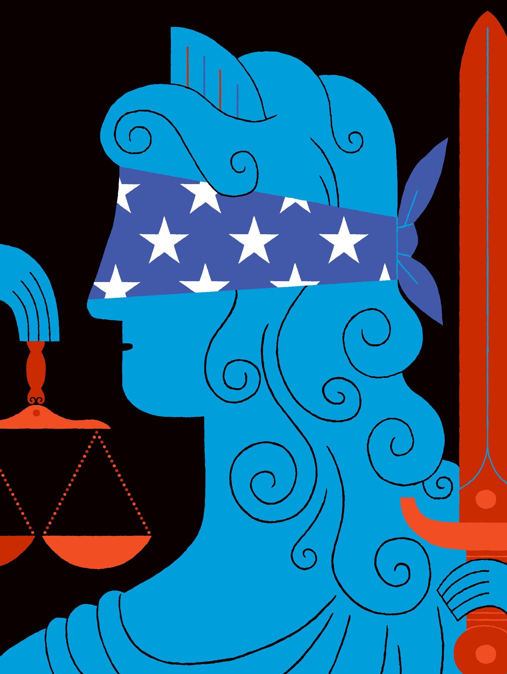 Lady Justice illustration
